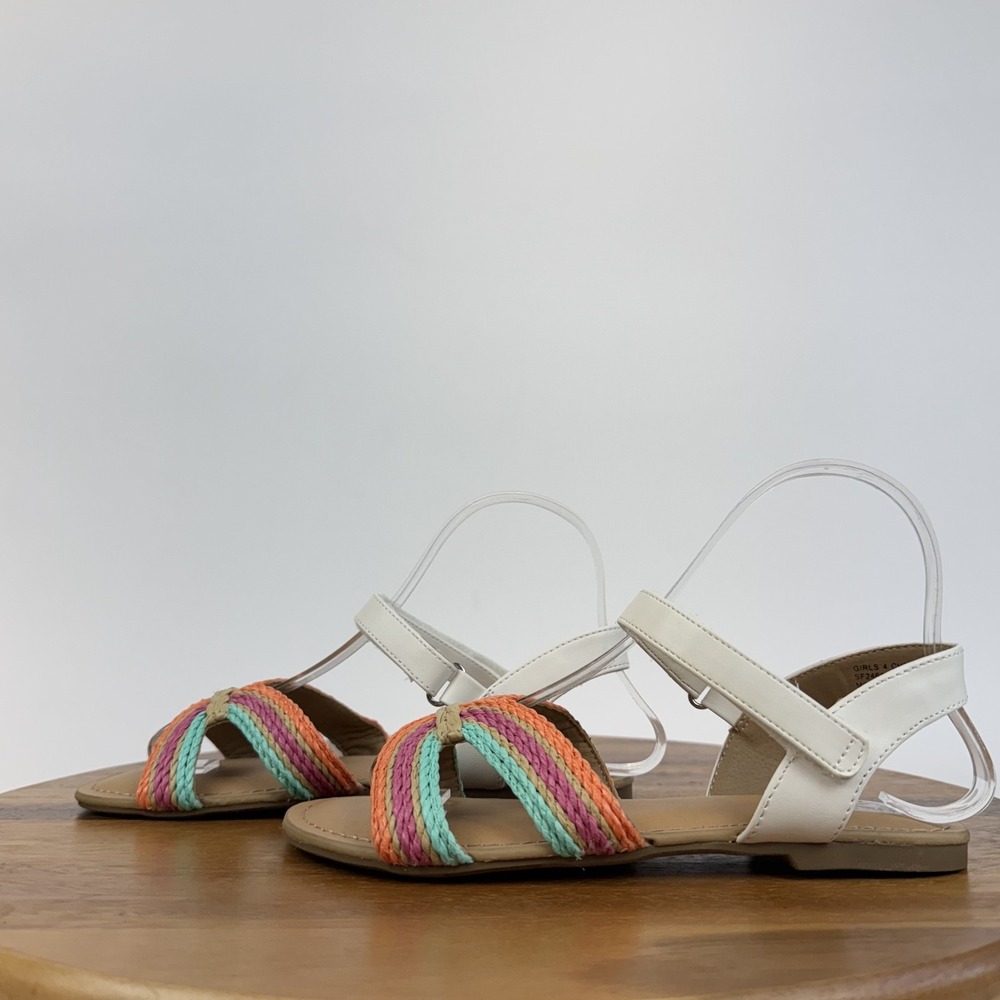 New NWOB‎ Big Kids Dolce Vita Chelly Woven Spring Slingback Sandals Size 4 Y